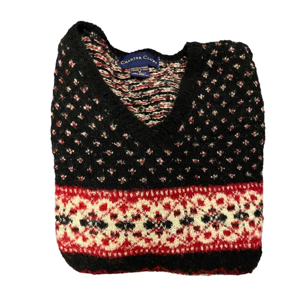 Patterned Charter Club Sweater